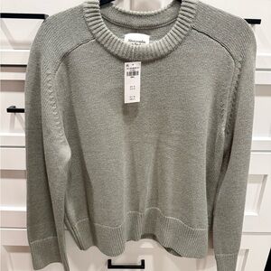 Abercrombie Green Knit Sweater